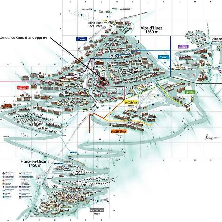 Studio 941-Particulier-Residence L'Ours Blanc-Alpe D'Huez-Centre Station Luaran gambar